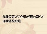 代理公司\