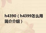 h4390（h4399怎么用简介介绍）