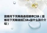 露娜月下无限连连招顺序口诀（露娜月下无限连招口诀a是什么简介介绍）