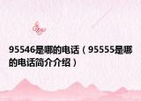 95546是哪的电话（95555是哪的电话简介介绍）
