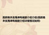 孤胆绝杀张海涛电视剧介绍介绍(孤胆绝杀张海涛电视剧介绍详细情况如何)