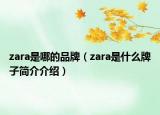 zara是哪的品牌（zara是什么牌子简介介绍）