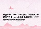 Cryptokit.CMBC.x86这是什么文件(有老大知道吗介绍 Cryptokit.CMBC.x86这是什么文件 有老大知道吗详细情况如何)