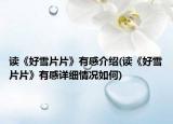 读《好雪片片》有感介绍(读《好雪片片》有感详细情况如何)