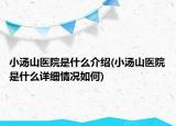 小汤山医院是什么介绍(小汤山医院是什么详细情况如何)