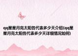 qq星星月亮太阳各代表多少天介绍(qq星星月亮太阳各代表多少天详细情况如何)