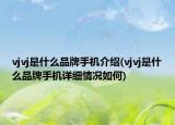 vjvj是什么品牌手机介绍(vjvj是什么品牌手机详细情况如何)
