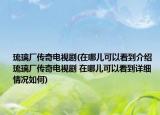 琉璃厂传奇电视剧(在哪儿可以看到介绍 琉璃厂传奇电视剧 在哪儿可以看到详细情况如何)