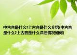 中古音是什么?上古音是什么介绍(中古音是什么?上古音是什么详细情况如何)