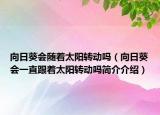 向日葵会随着太阳转动吗（向日葵会一直跟着太阳转动吗简介介绍）