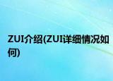 ZUI介绍(ZUI详细情况如何)