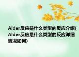 Alder反应是什么类型的反应介绍(Alder反应是什么类型的反应详细情况如何)