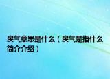 戾气意思是什么（戾气是指什么简介介绍）
