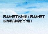污水处理工艺种类（污水处理工艺有哪几种简介介绍）