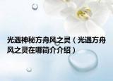 光遇神秘方舟风之灵（光遇方舟风之灵在哪简介介绍）