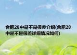 合肥28中是不是很差介绍(合肥28中是不是很差详细情况如何)