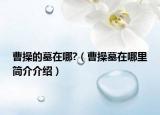 曹操的墓在哪?（曹操墓在哪里简介介绍）
