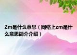 Zm是什么意思（网络上zm是什么意思简介介绍）