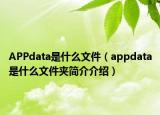 APPdata是什么文件（appdata是什么文件夹简介介绍）