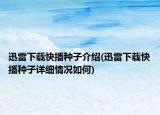迅雷下载快播种子介绍(迅雷下载快播种子详细情况如何)