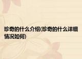 珍奇的什么介绍(珍奇的什么详细情况如何)