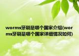 worms牙刷是哪个国家介绍(worms牙刷是哪个国家详细情况如何)