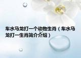 车水马龙打一个动物生肖（车水马龙打一生肖简介介绍）