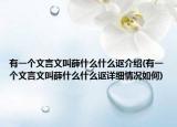 有一个文言文叫薛什么什么讴介绍(有一个文言文叫薛什么什么讴详细情况如何)