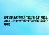 最年轻的地级市三沙市位于什么群岛的永兴岛（三沙市位于哪个群岛的永兴岛简介介绍）