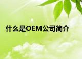 什么是OEM公司简介