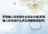 梦到被人追杀是什么兆头介绍(梦到被人追杀是什么兆头详细情况如何)