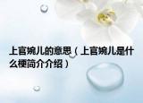 上官婉儿的意思（上官婉儿是什么梗简介介绍）