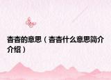杳杳的意思（杳杳什么意思简介介绍）