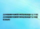注抄赔堵赌钞培赌煤芬媒氛的组词是什么?介绍(注抄赔堵赌钞培赌煤芬媒氛的组词是什么?详细情况如何)