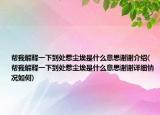 帮我解释一下到处惹尘埃是什么意思谢谢介绍(帮我解释一下到处惹尘埃是什么意思谢谢详细情况如何)