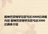 股神巴菲特罕见巨亏近3000亿详细内容 股神巴菲特罕见巨亏近3000亿具体介绍