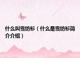 什么叫雪纺衫（什么是雪纺衫简介介绍）