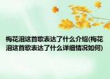 梅花泪这首歌表达了什么介绍(梅花泪这首歌表达了什么详细情况如何)
