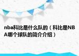 nba科比是什么队的（科比是NBA哪个球队的简介介绍）