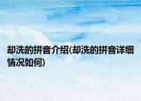 却洗的拼音介绍(却洗的拼音详细情况如何)