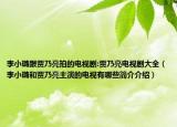 李小璐跟贾乃亮拍的电视剧:贾乃亮电视剧大全（李小璐和贾乃亮主演的电视有哪些简介介绍）