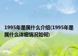 1995年是属什么介绍(1995年是属什么详细情况如何)