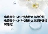 电路图中+24P代表什么意思介绍(电路图中+24P代表什么意思详细情况如何)
