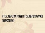 什么是可颂介绍(什么是可颂详细情况如何)