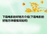 下载电影的好地方介绍(下载电影的好地方详细情况如何)