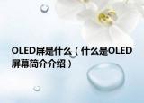 OLED屏是什么（什么是OLED屏幕简介介绍）