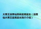 大胃王浪胃仙到底是男是女（浪胃仙大胃王是男是女简介介绍）