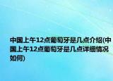 中国上午12点葡萄牙是几点介绍(中国上午12点葡萄牙是几点详细情况如何)