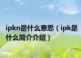 ipkn是什么意思（ipk是什么简介介绍）