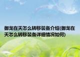 御龙在天怎么转移装备介绍(御龙在天怎么转移装备详细情况如何)